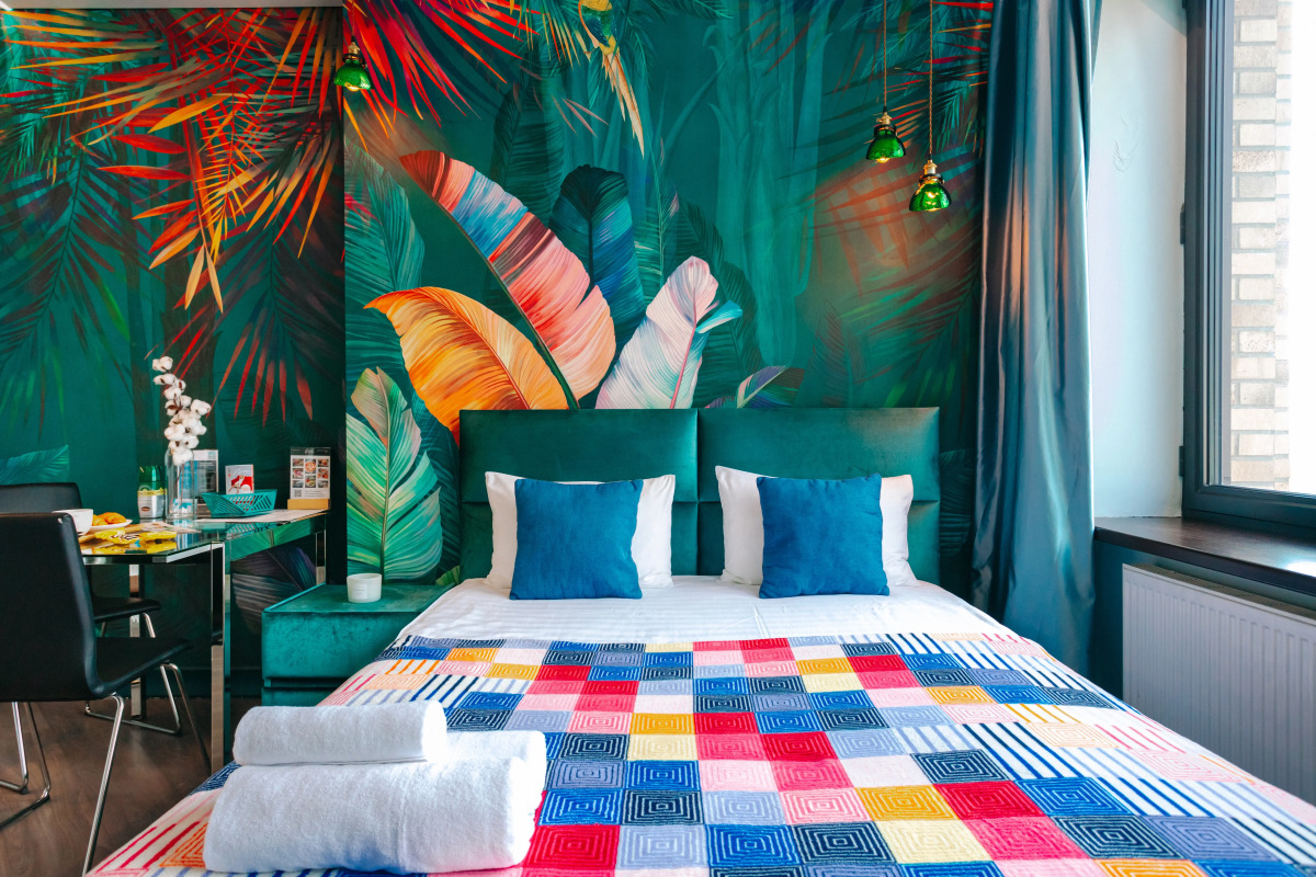 Апартаменты Lalapart Tropikana с ярким ремонтом на 30 этаже небоскреба Савеловский Сити