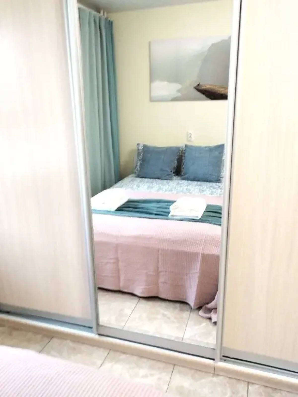 Апартаменты Студия с Балконом и Видом на Город Lesnaya