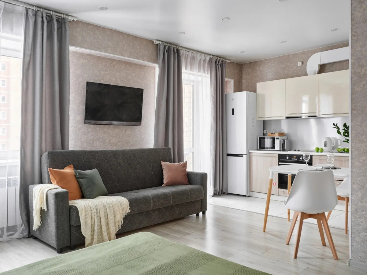 Апартаменты 9 min Airport Studio