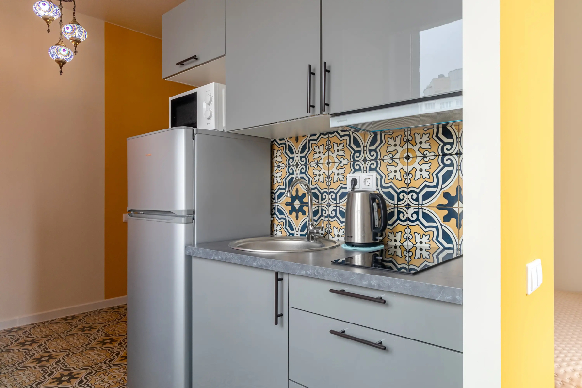 Апартаменты InHome24 Minimalist Haven: студия в современном стиле