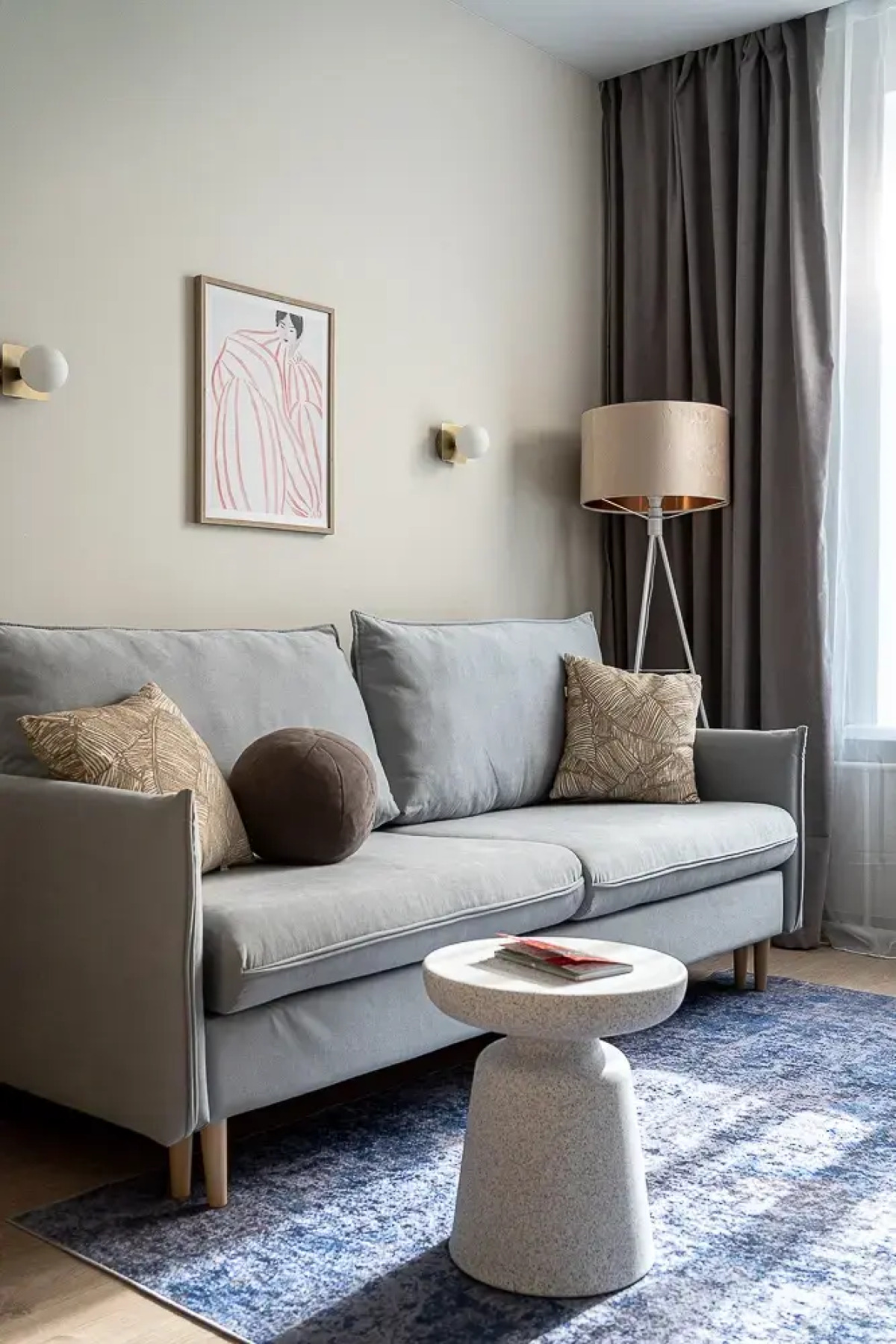 Апартаменты с отдельной спальней на Большой Покровской (до 4х гостей)