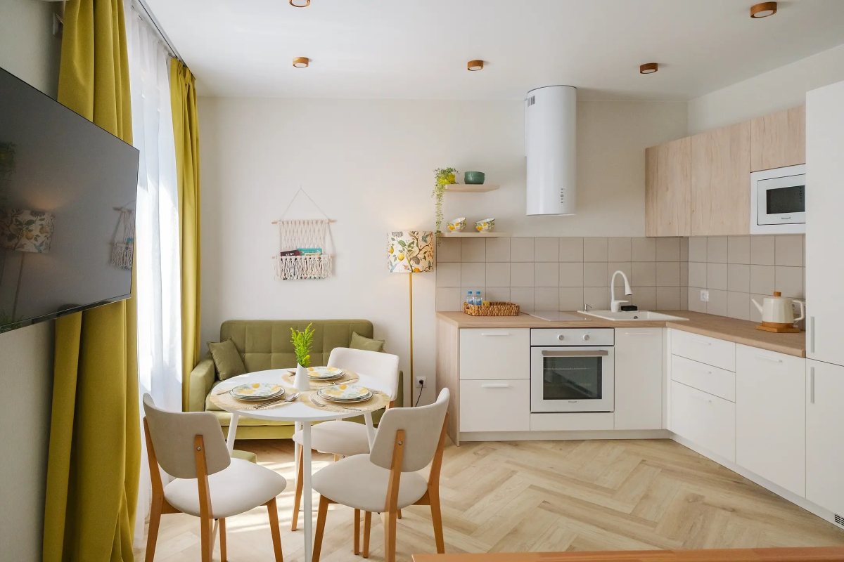 Апартаменты Уютная и новая студия в Кудепсте