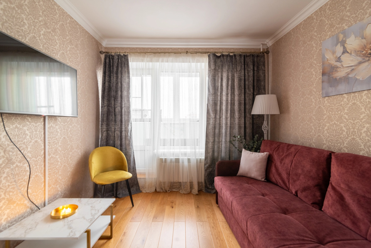 Квартира Двухкомнатная квартира у метро Минская, Парк Победы