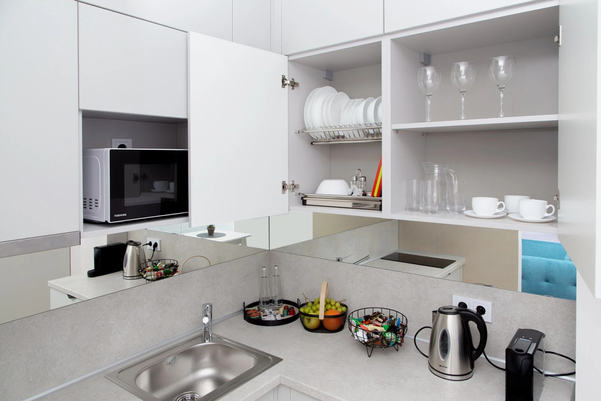 Апартаменты 4Кайф Kristall Studio с видом на море