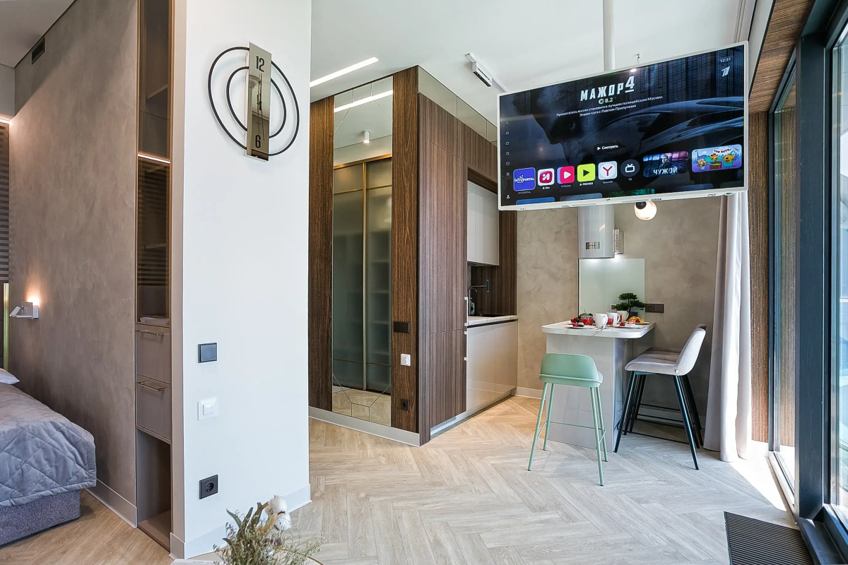 Апартаменты Студия с террасой и видом на море в Скай Плаза 3