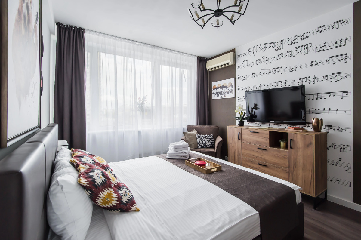Квартира GM Apartments в стиле Рок-н-ролл с видом на Кремль