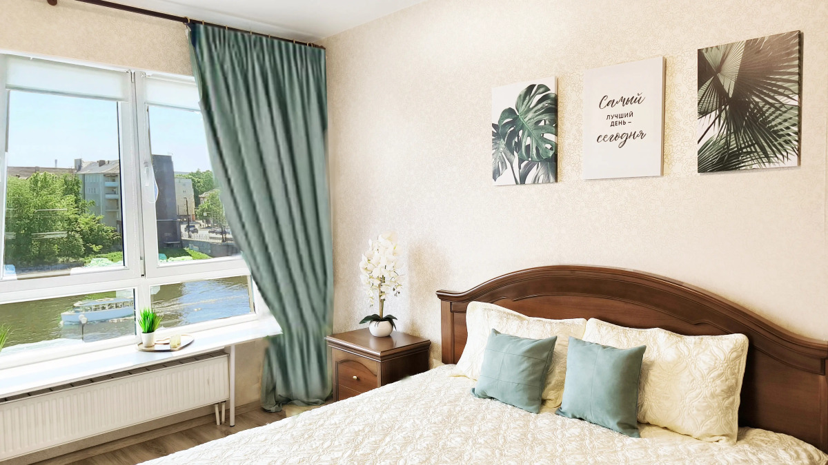 Апартаменты Рыбная Деревня Вид на Реку Между Двух Мостов