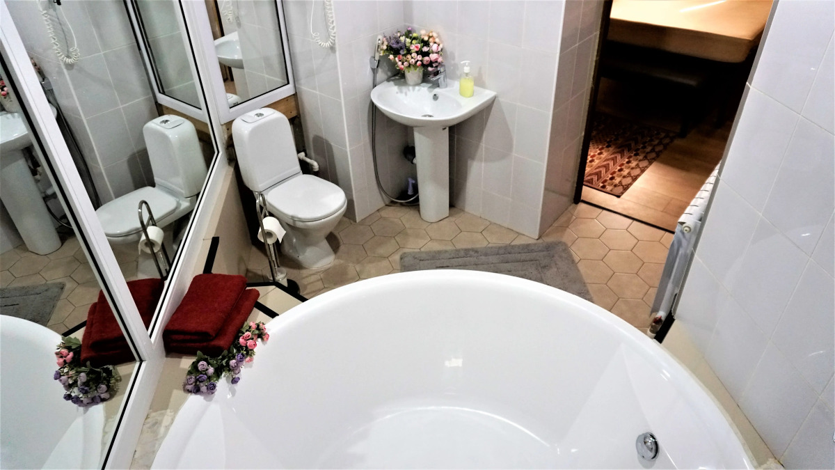 Квартира Однокомнатная  Студия с Круглой Ванной