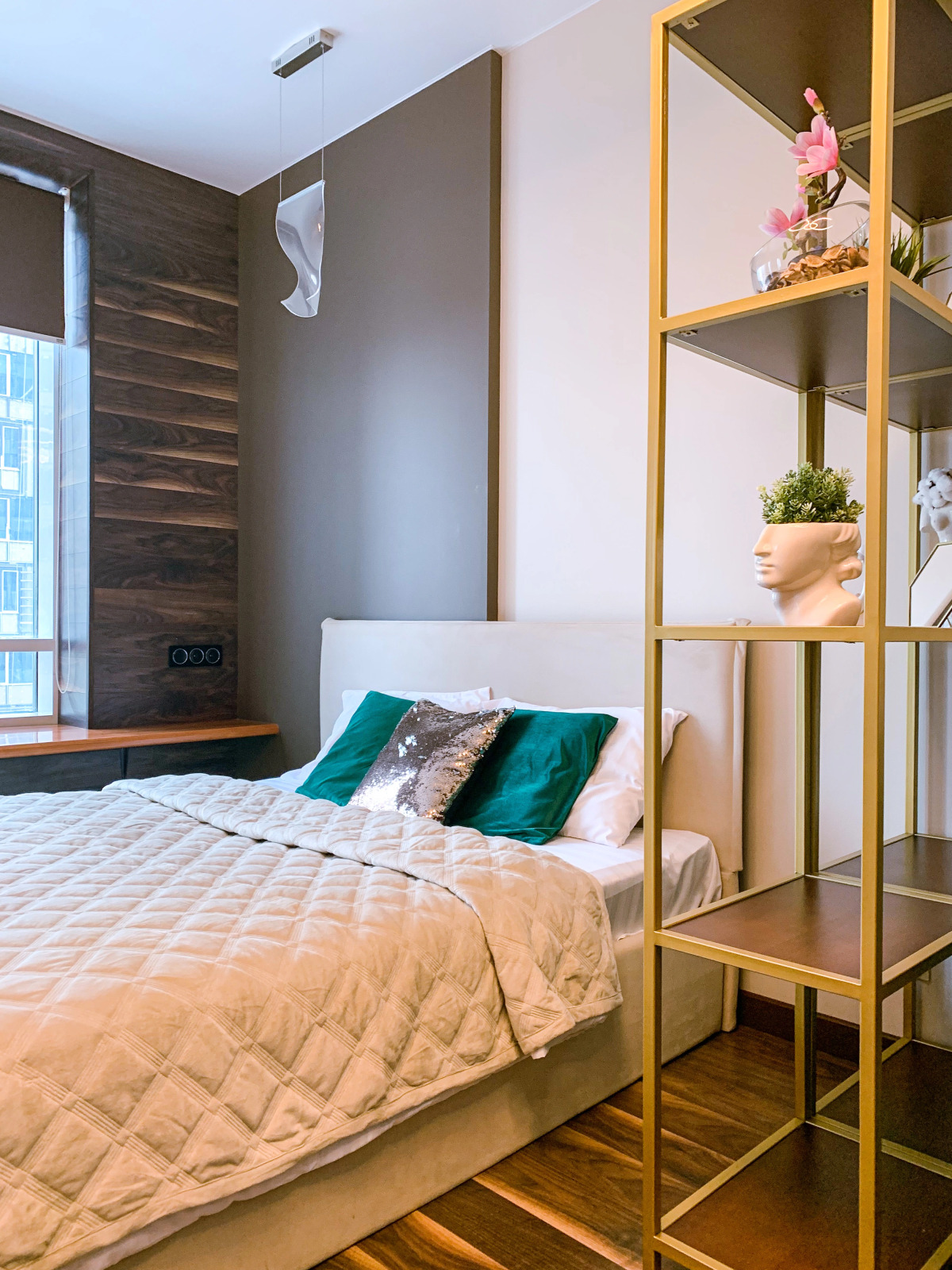 Апартаменты Просторная студия в ЖК Хедлайнер с видом на небоскребы Москва-Сити