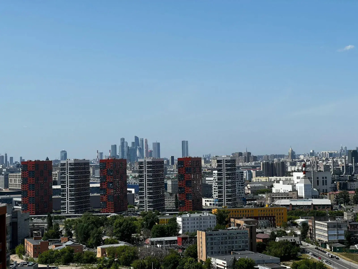 Студия Уютная с красивым видом у метро Технопарк