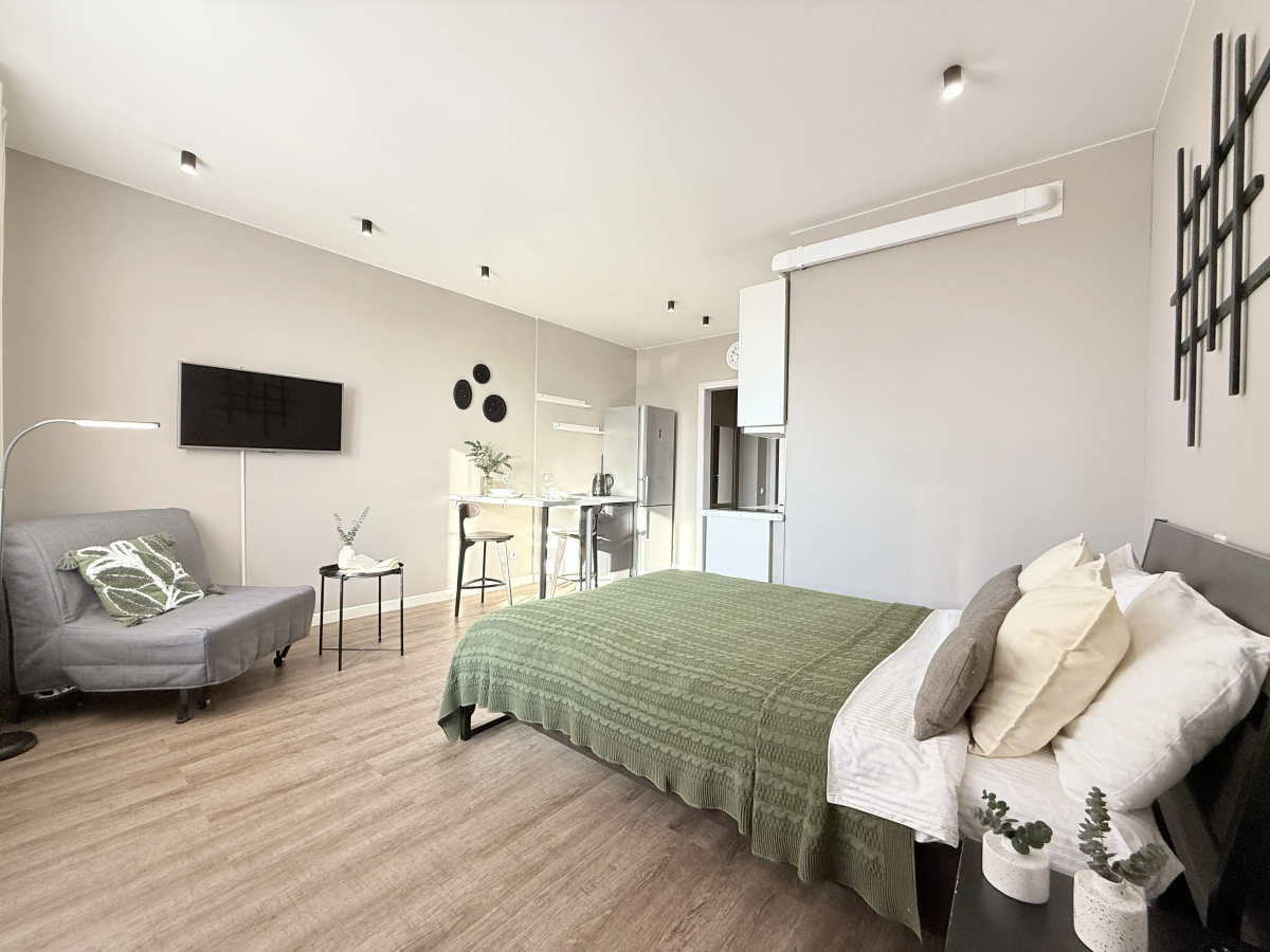 Апартаменты Studio with city view from the 22nd floor