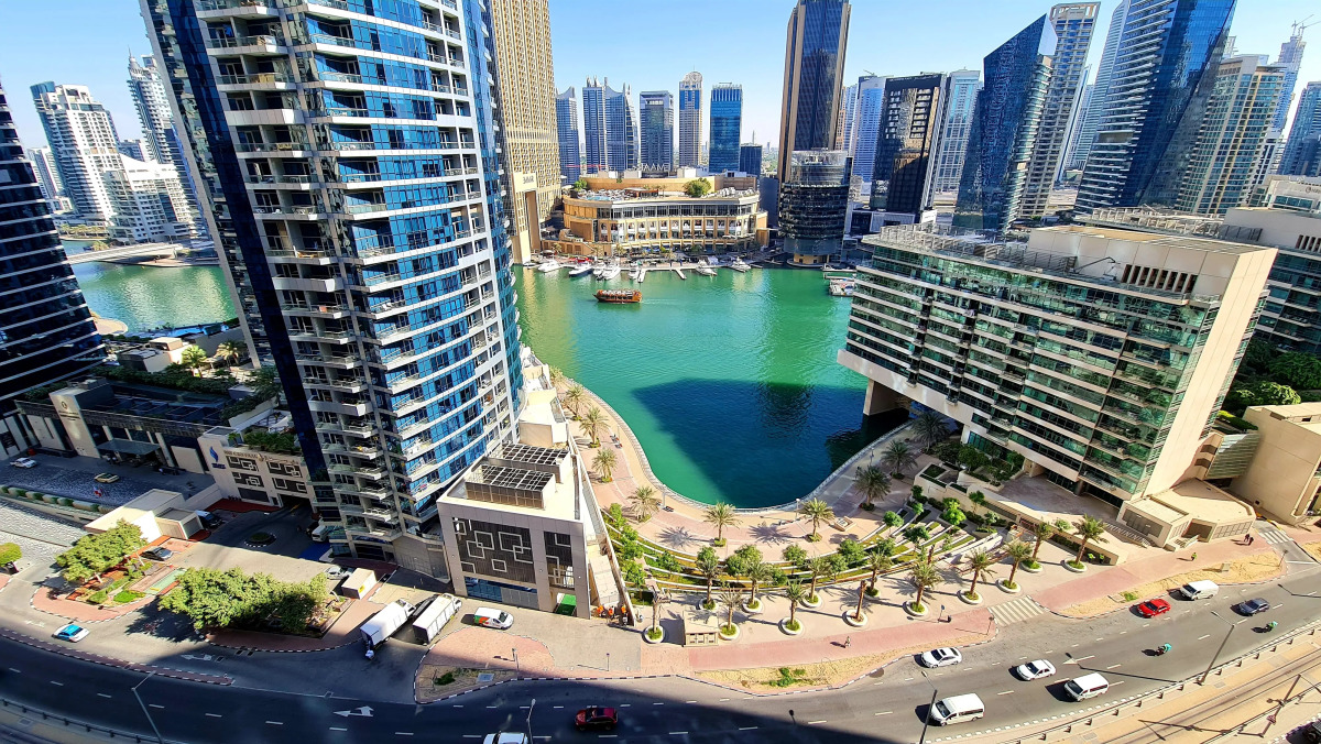 Апартаменты Marco Polo - High-rise 1BR Apt with Amazing Marina Views