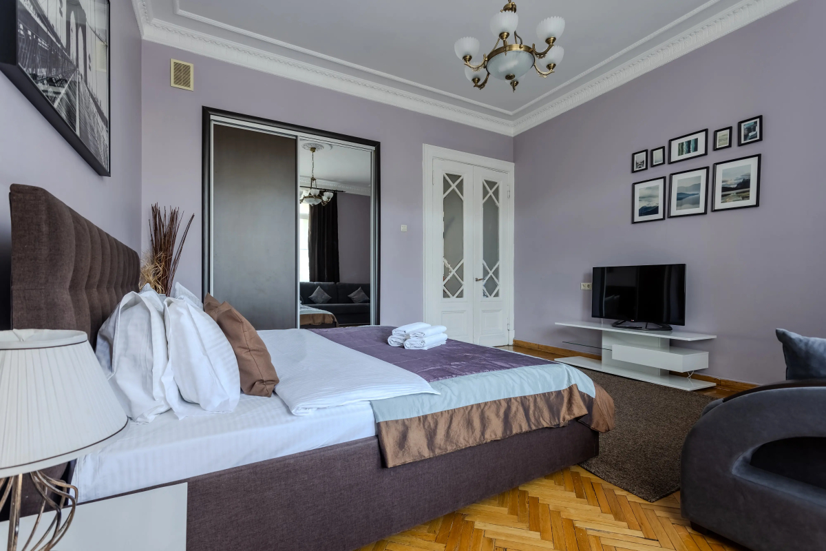 Апартаменты Стандартные с 3 спальнями и Балконом