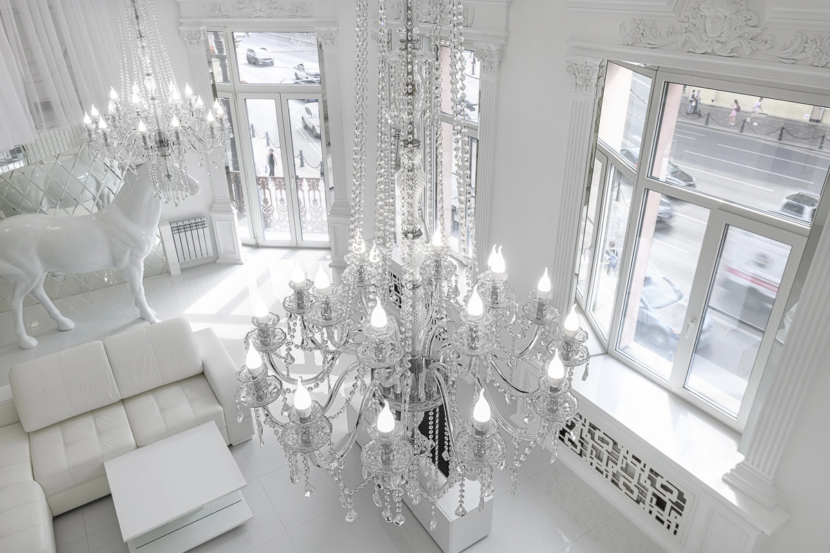 Апартаменты Двухъярусные Белоснежные на Невском 96