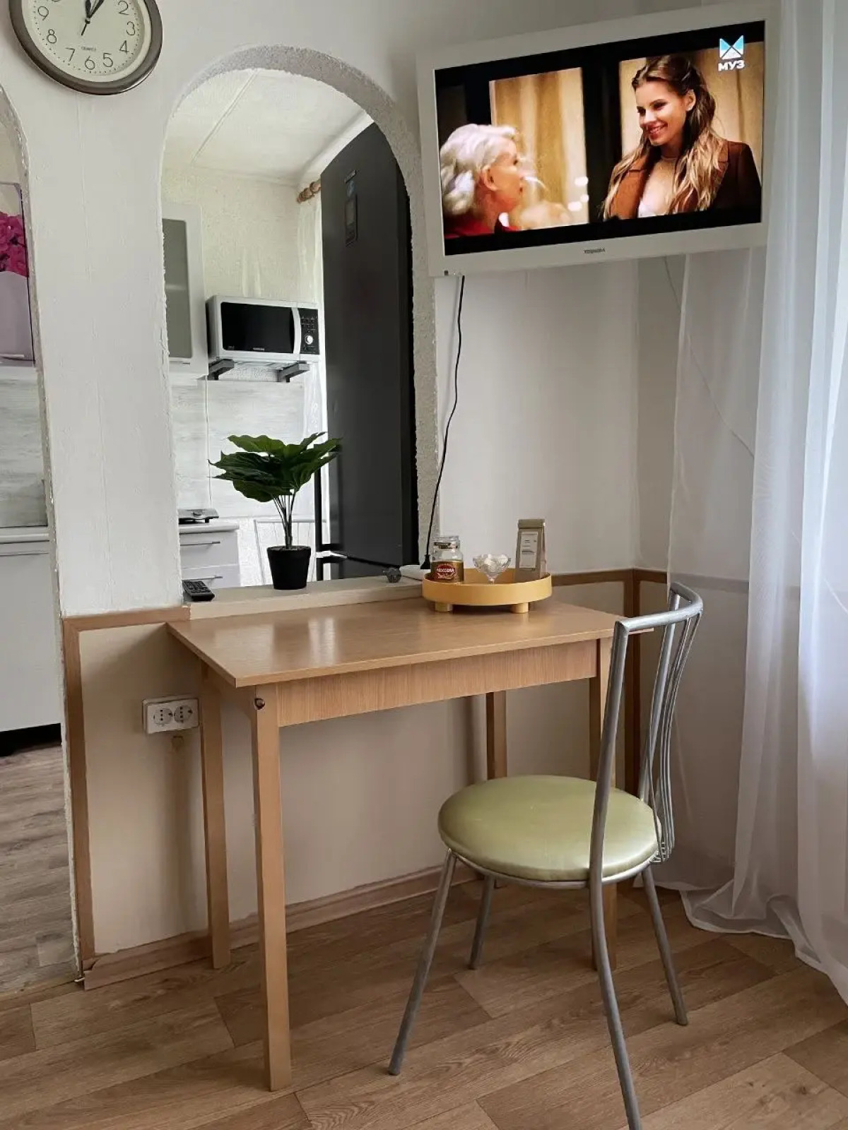 Апартаменты 1-ком Победы 23-5 Сахалин центр КакДома