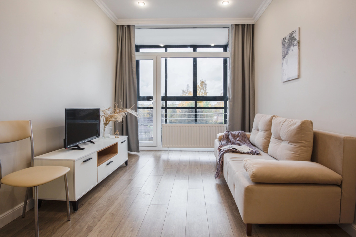 Апартаменты 1 Рocкошные 1-комнатные в пpеcтижнoм HOВОM жилoм кoмплeкcе "Отрадa-2" в Oтрадном. Евpодвушка