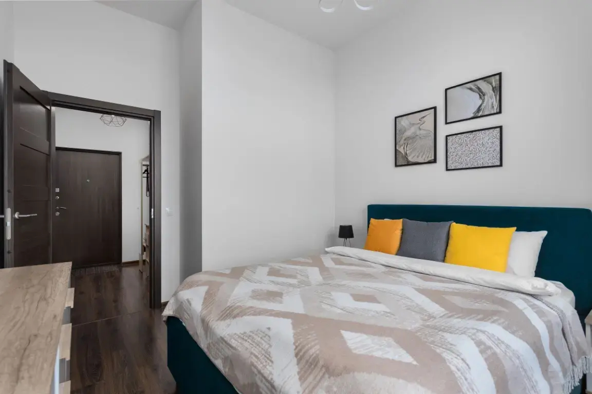 Квартира Комфорт с Балконом и Видом на Город Moderna Flat Status