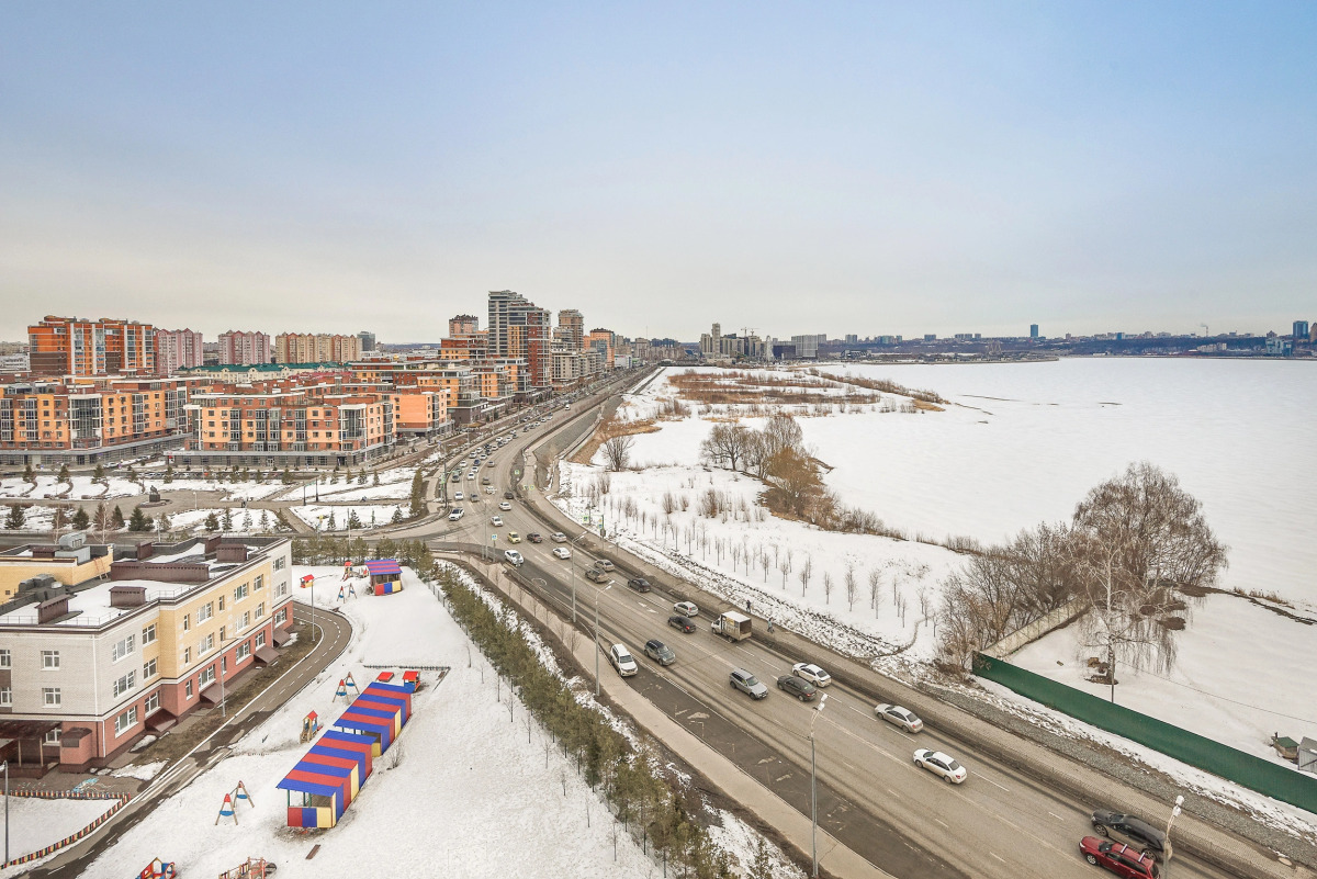 Апартаменты Прекрасная квартира с видом на город Казань