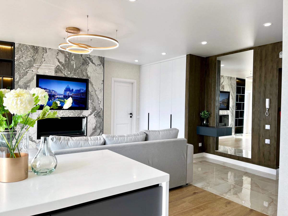 Апартаменты SUNVILLES Супер Современная 3 Комнатная Квартира С Видом