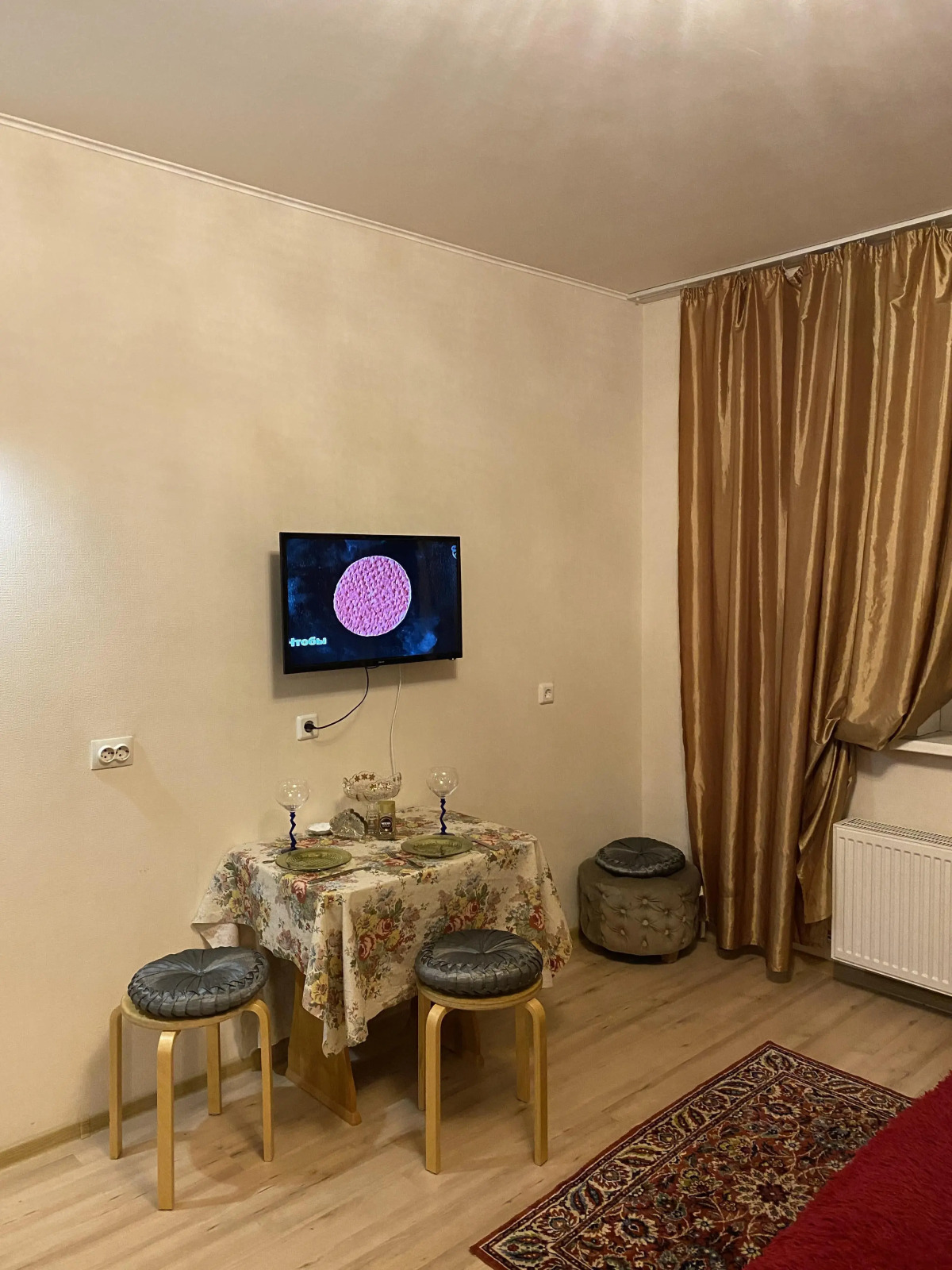 Апартаменты Студия на 3их человек у метро Девяткино