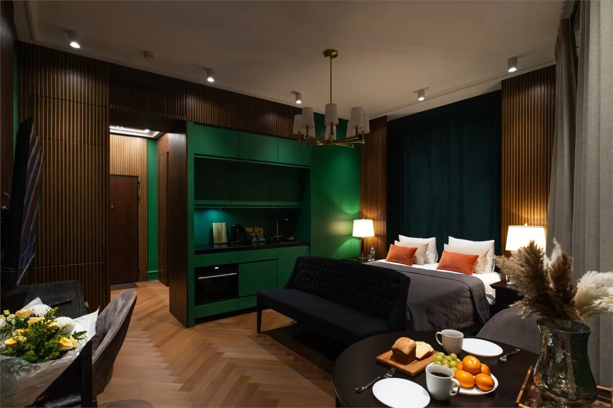 Апартаменты Lalapart Green Retreat с видом на Москва-реку у метро Шелепиха