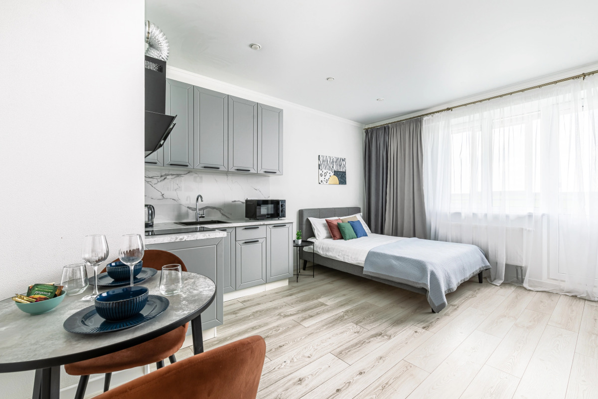 Квартира Green-4-уютная Студия в Центре