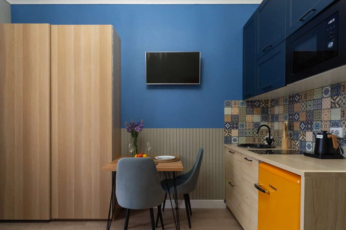 Апартаменты KeyGo 1011 Студия рядом с метро Окружная