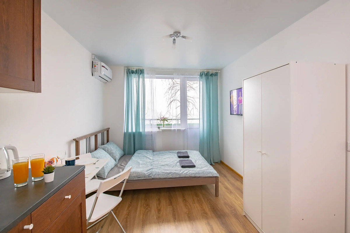 Уютная студия на улице Котельникова