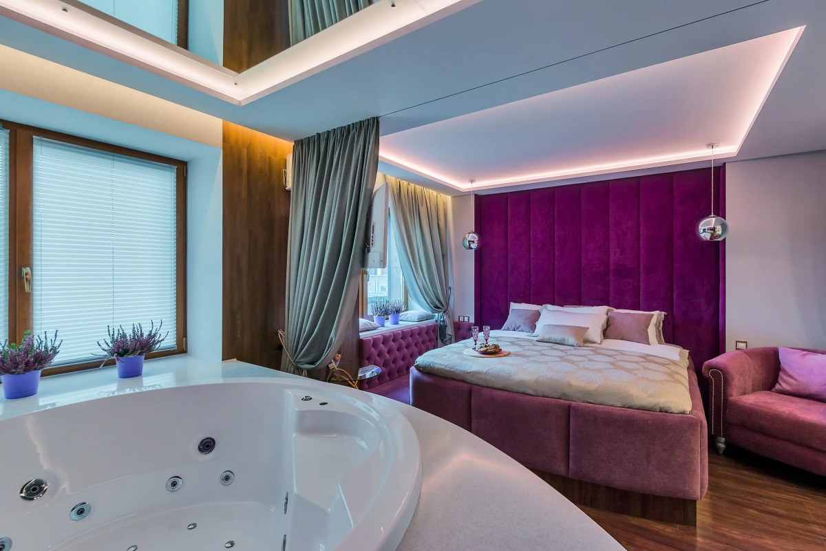 Апартаменты Премиум с сауной и джакузи