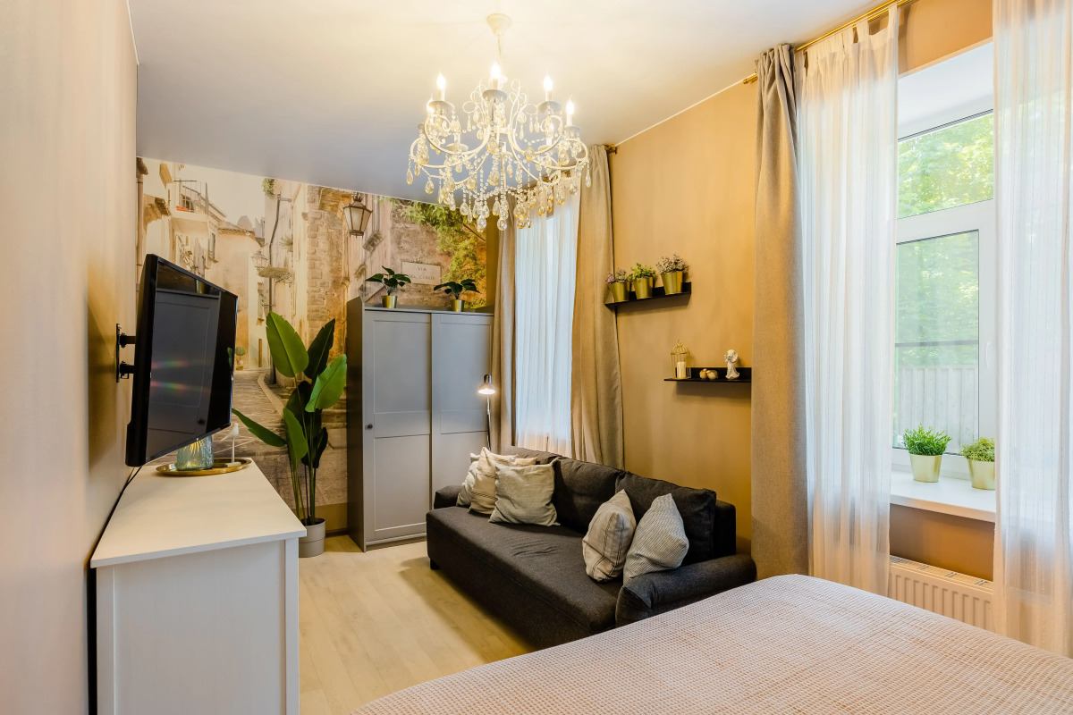 Апартаменты Prudius Apart двухкомнатные в Кронштадте у Собора