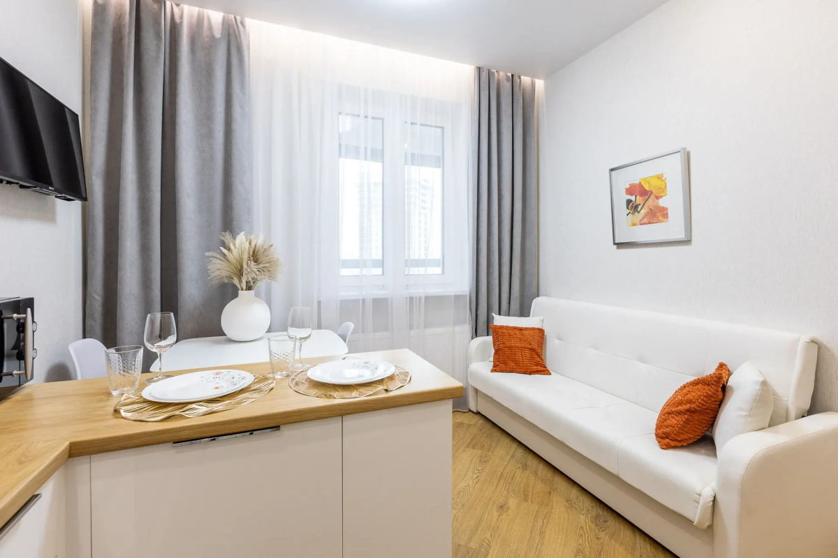 Квартира Дизайнерская Двухкомнатная в Районе Лебяжий