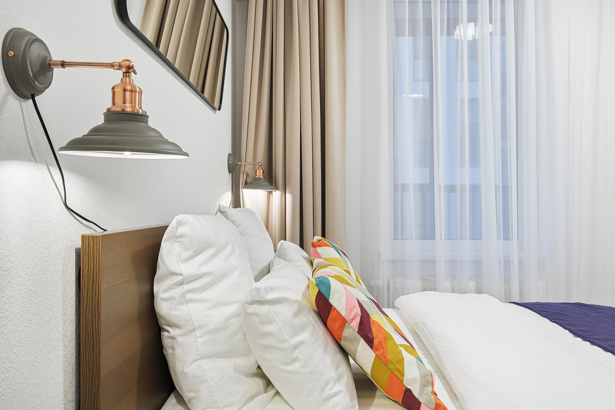 Апартаменты F-Apart светлые стильные и комфортные