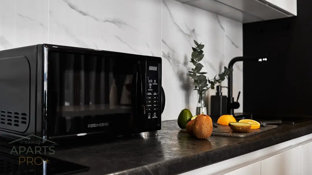 Квартира Aparts Pro Стильная видовая студия у Волги в ЖК Галактика на 12 этаже