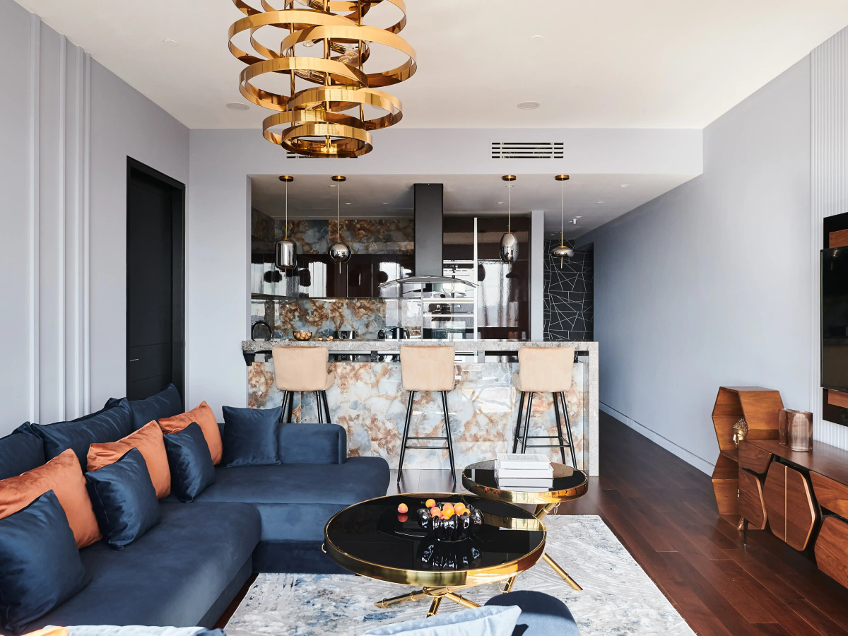 Квартира GM Apartments Шикарная Двушка в Москва Сити в Башне Око