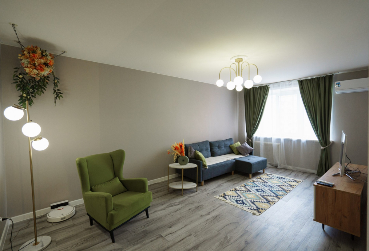 Квартира Уютная 2-х Комнатная с Новым Ремонтом