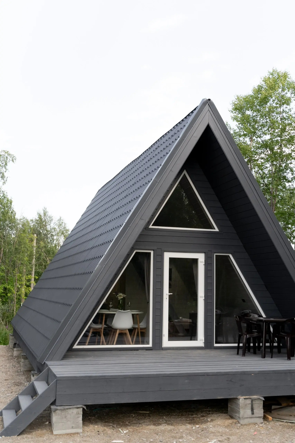 Частный дом A-Frame в лесу в 6 км от Мурманска