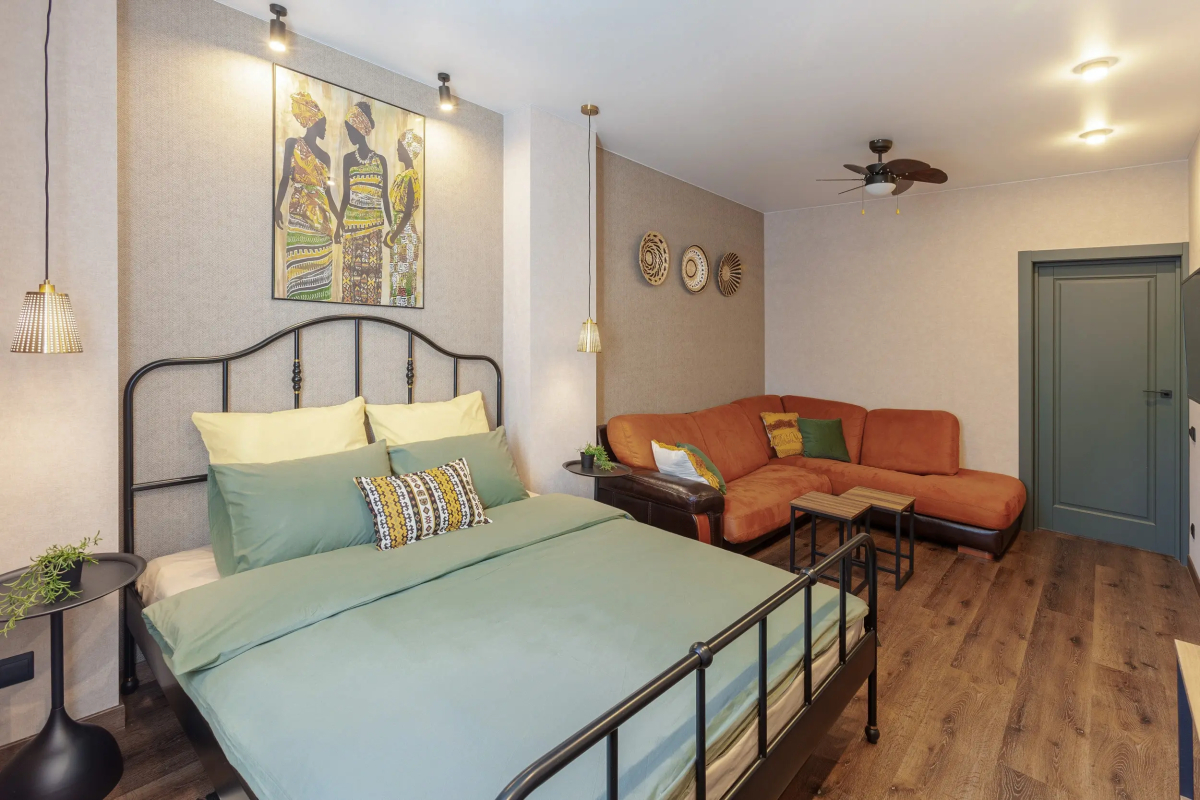 Квартира Aparts Pro+ ЭкоШарм — стильная с уютной атмосферой