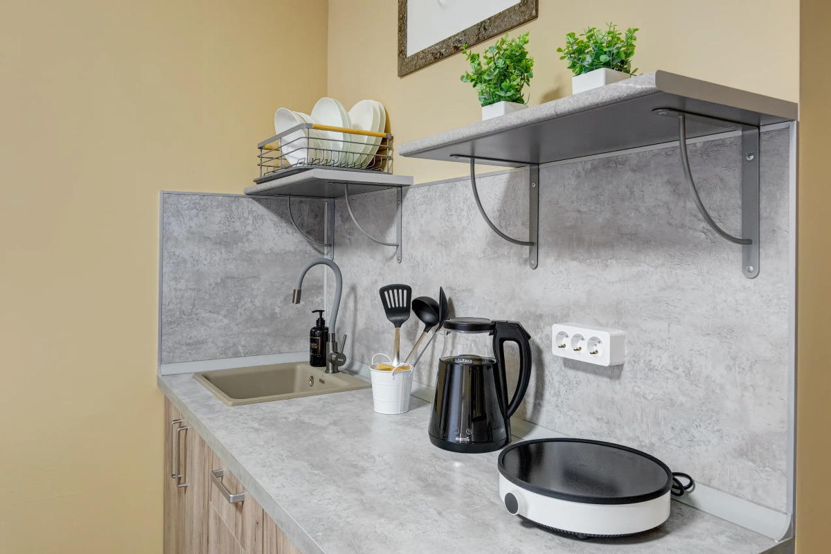 Апартаменты Улучшенная Студия Лотос Светлый Дом