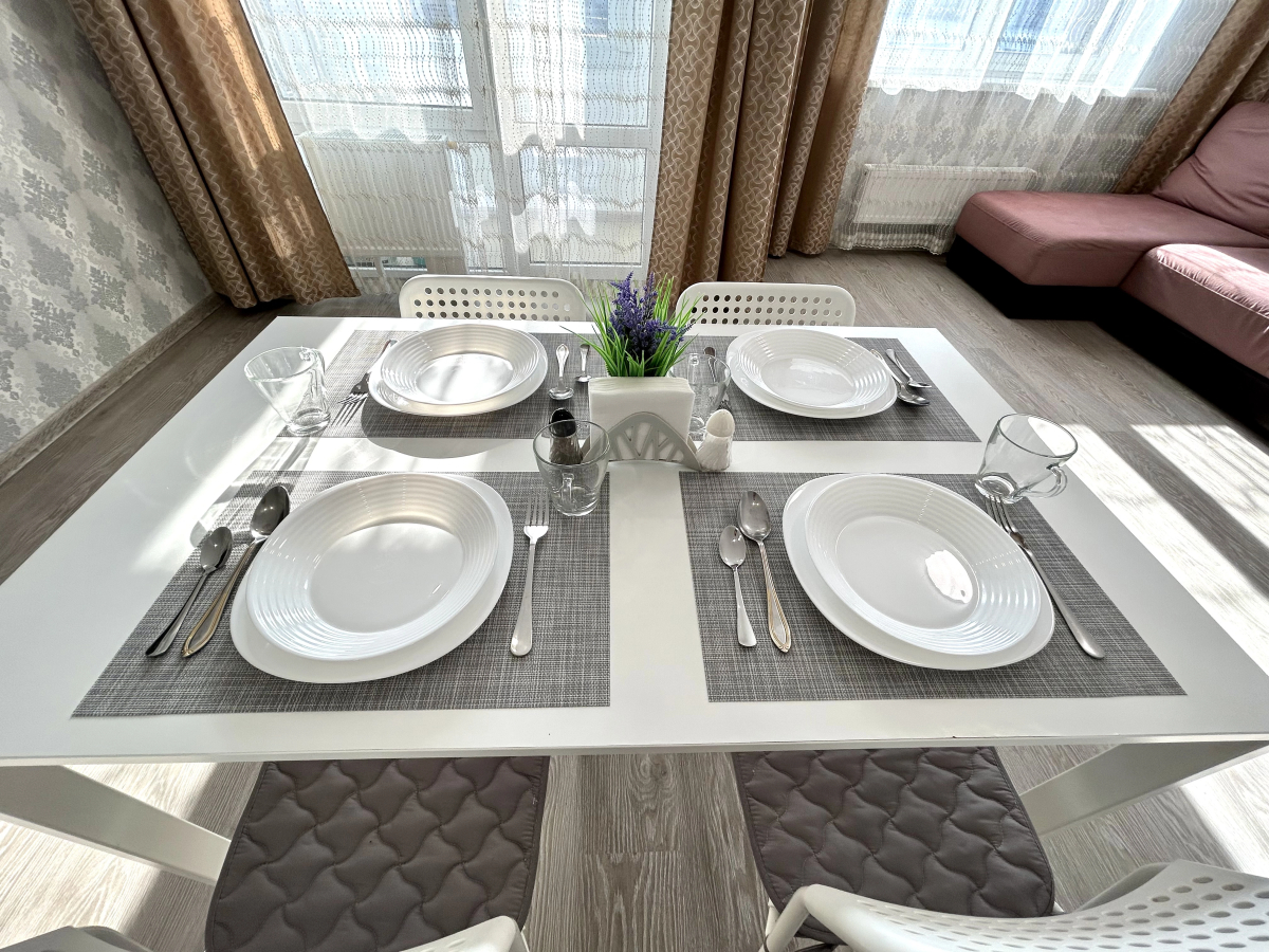 Апартаменты FSF Двухкомнатные (24 этаж) с Кофемашиной и Массажером