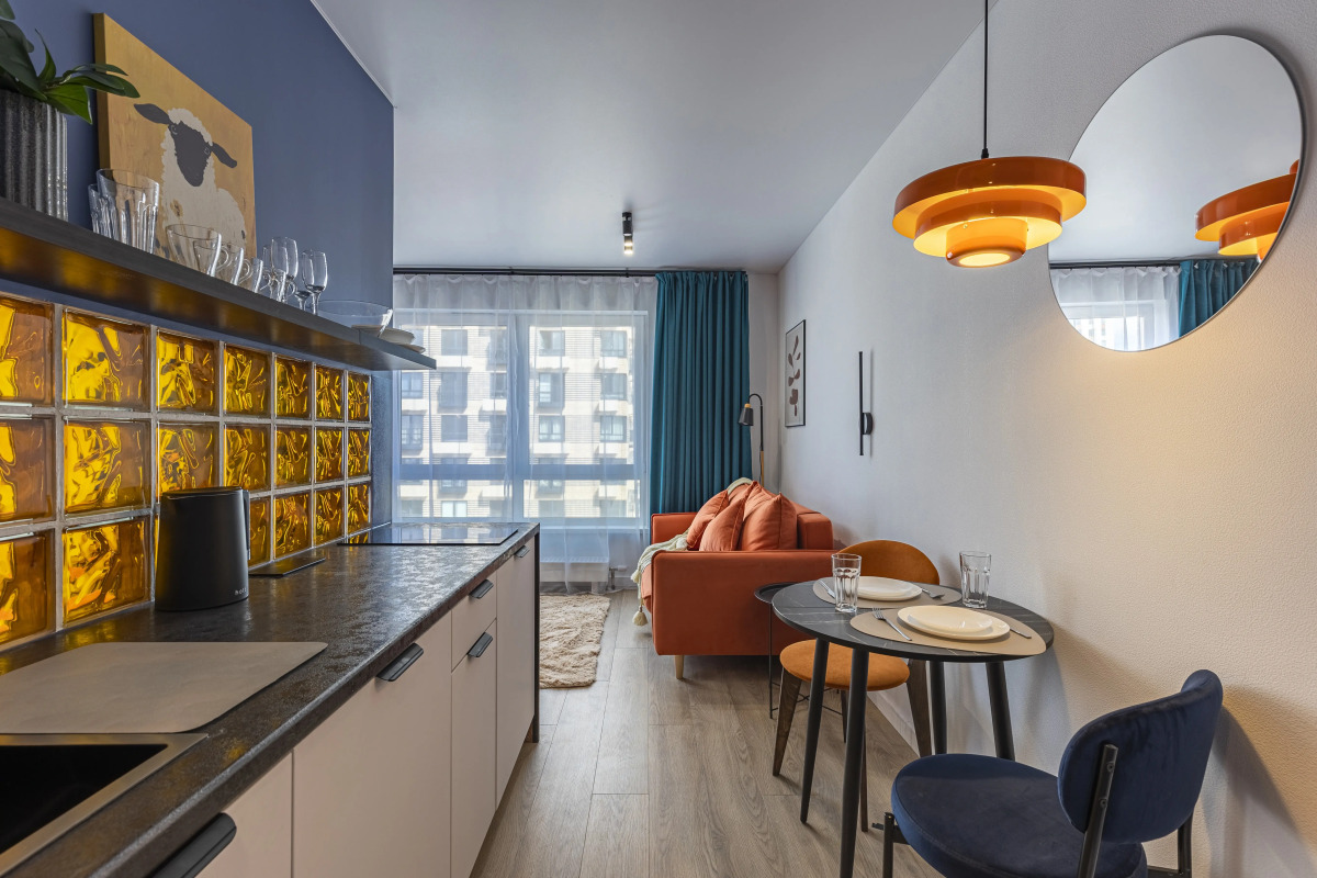 Квартира студия Axis.Moscow в ЖК Руставели