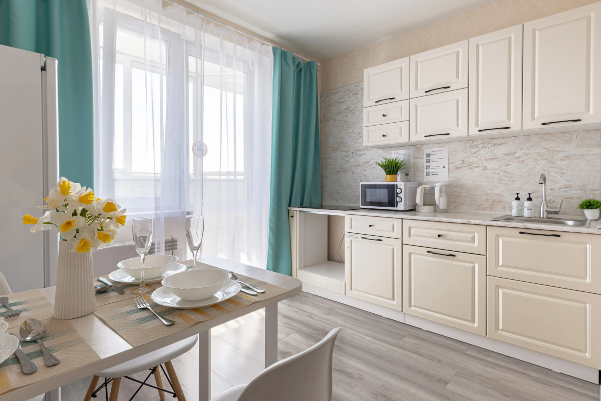 Квартира 1-к недалеко от залива на Пирогова 1/3 от RentAp, 4 сп.места