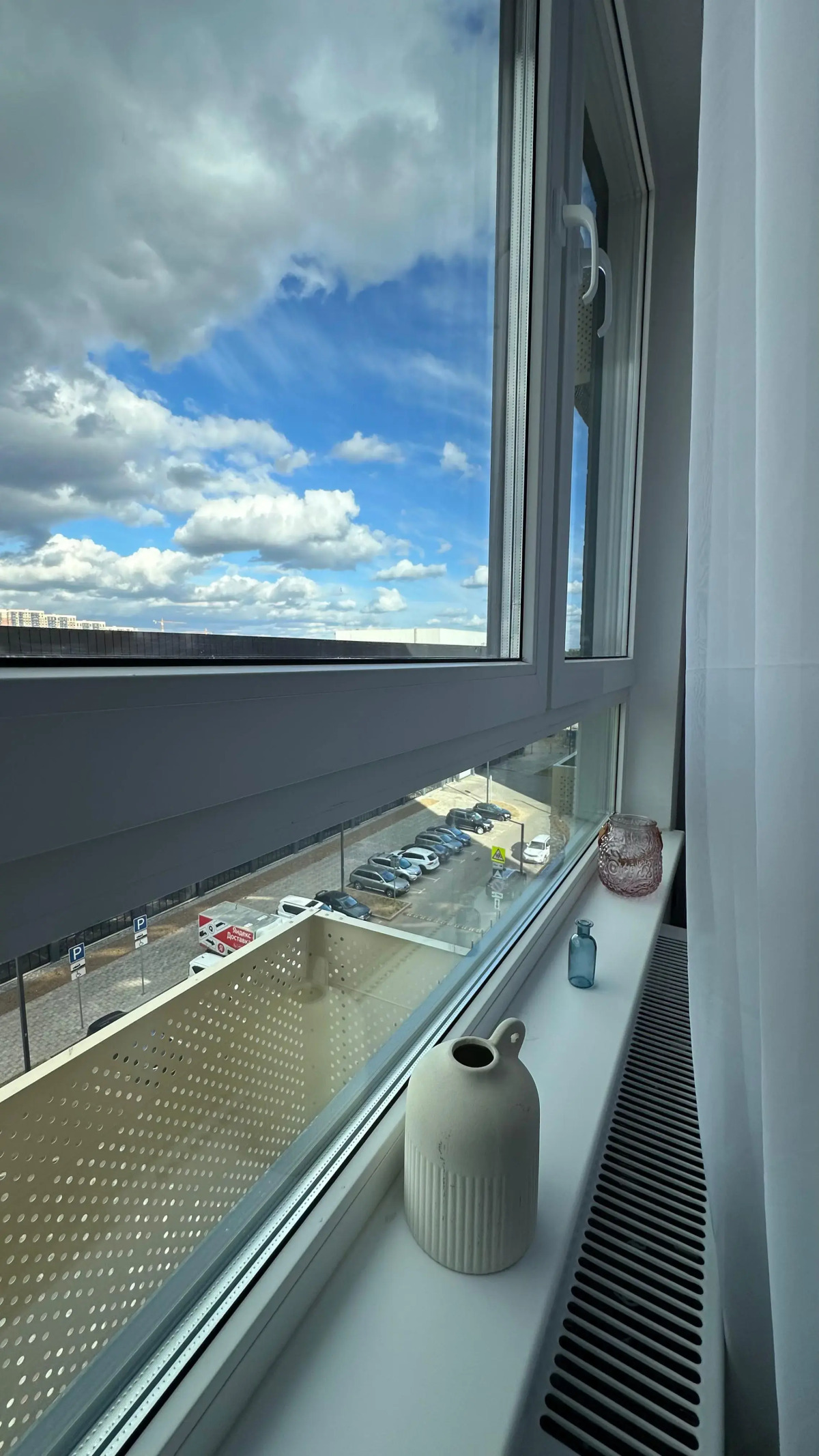 Апартаменты Истоман Студия вид на пруд