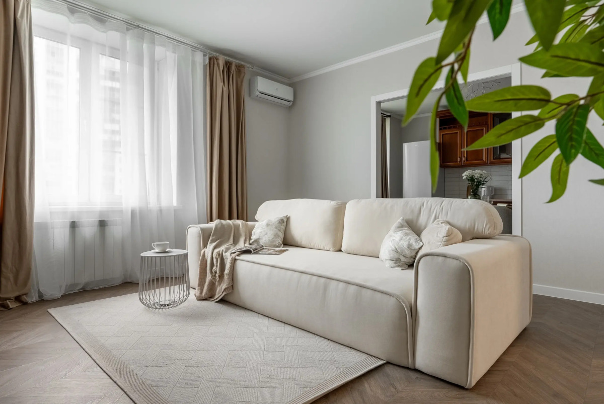 Апартаменты с двумя кондиционерами и стильным ремонтом