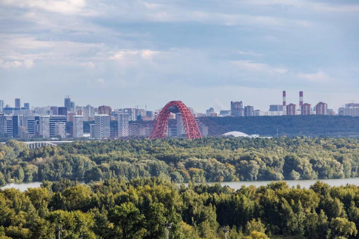 Апартаменты с видом на реку Москву