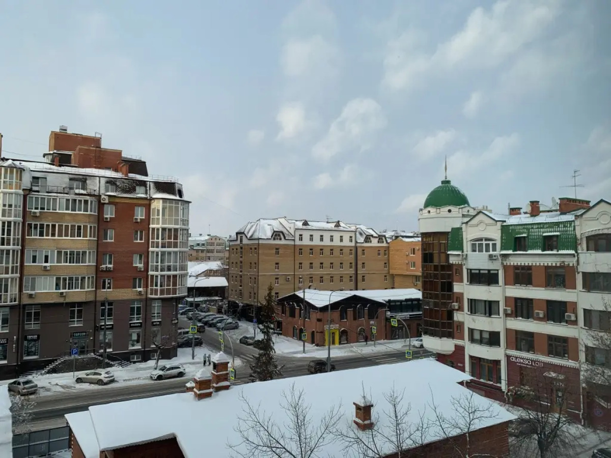 Апартаменты для 1, 2 гостей с видом на город