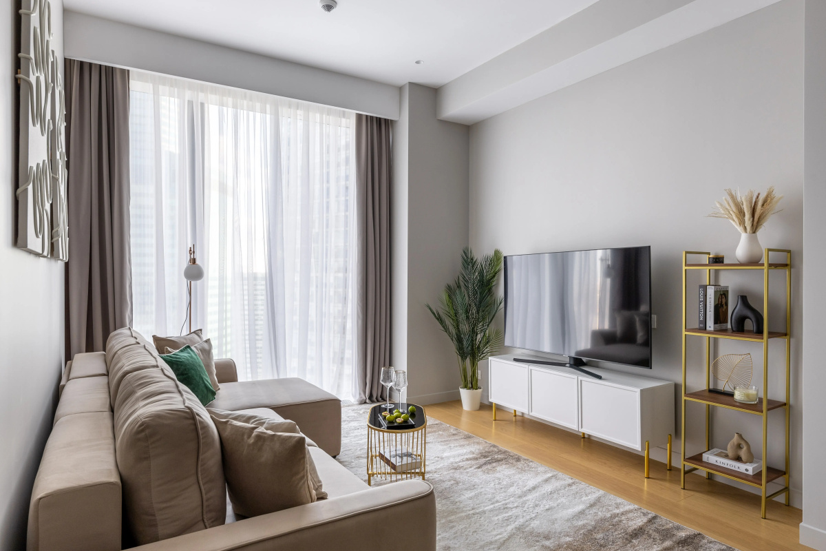 Квартира GM Apartments Суперсовременная Видовая Квартира в Neva Towers