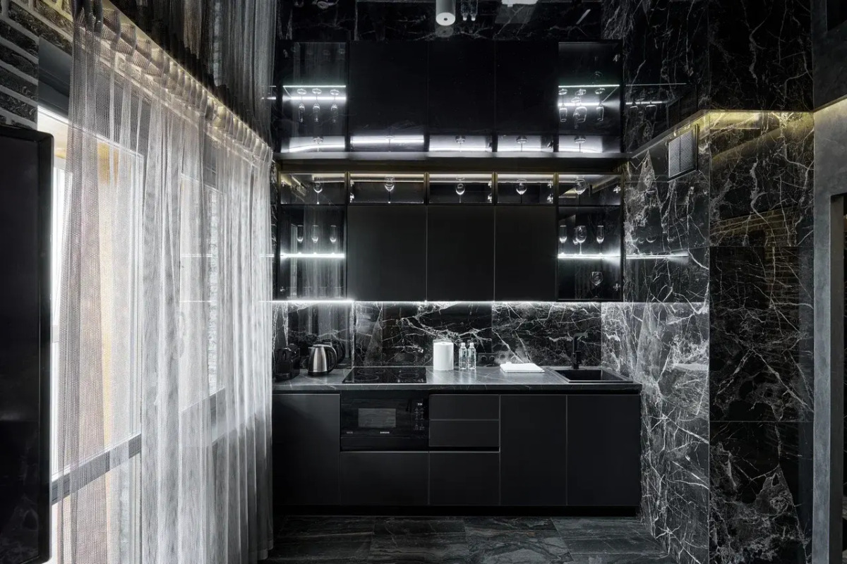 Апартаменты Reverie Black Space