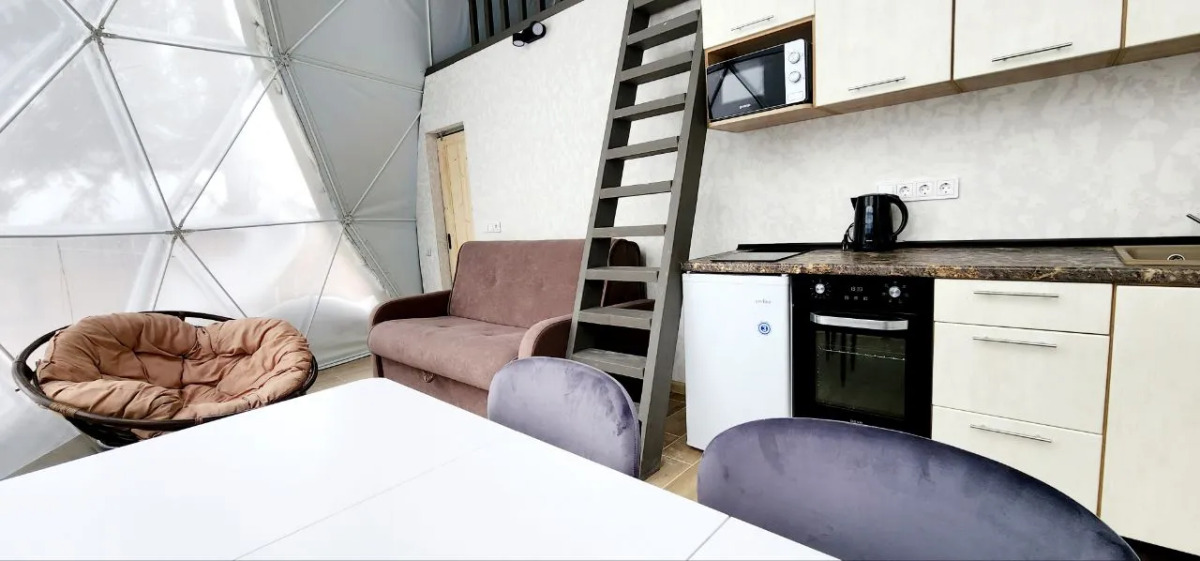 Шале Sasha Gesh, Купольный дом в Шерегеше, Рябиновая 53