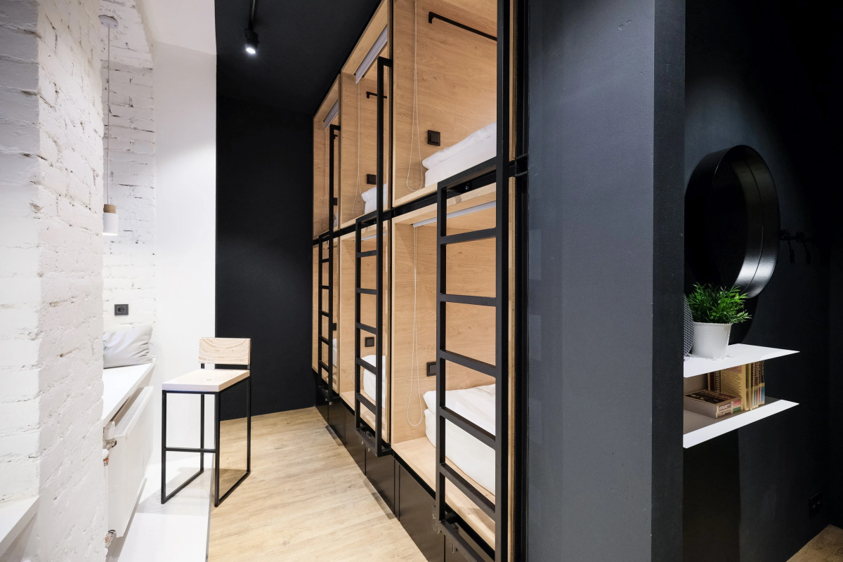 Капсульный отель inBox