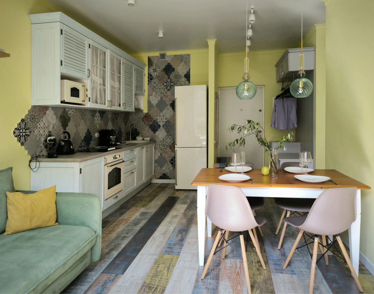 Квартира Комфортная с Просторной Гостиной, Спальней, Детской, Кабинетом и Двумя Санузлами